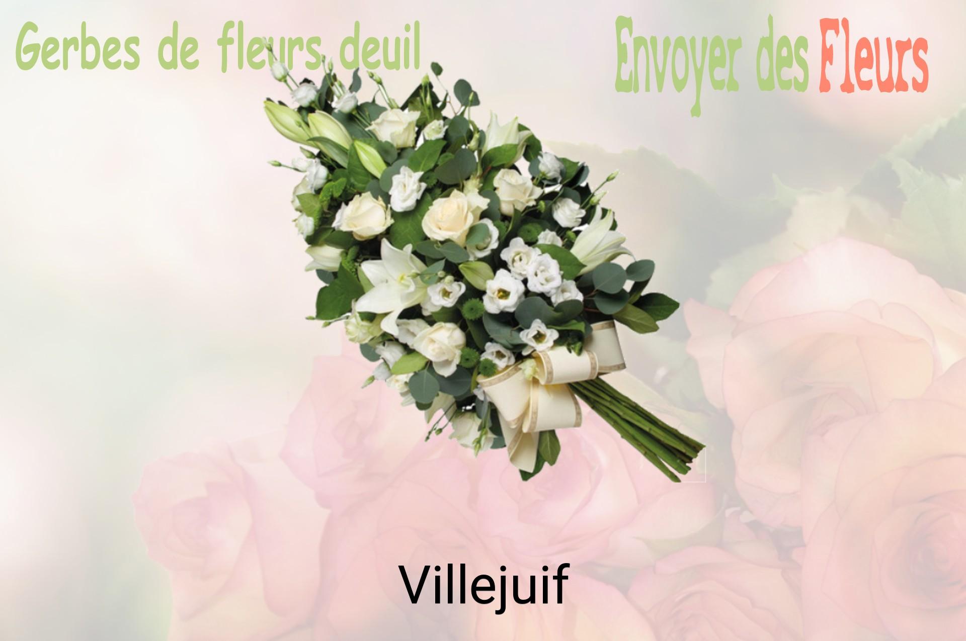 Gerbe de fleurs de deuil livrée à Villejuif
